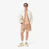 Calções leves com estampado Monogram para homem