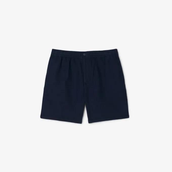 Calções leves texturados para homem