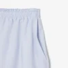 Calções oversized em mistura de linho e algodão