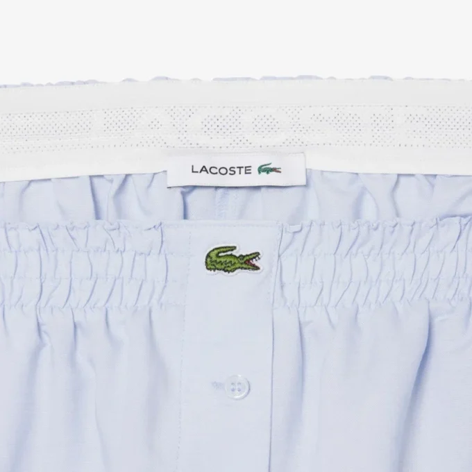 Calções oversized em mistura de linho e algodão