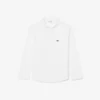 Camisa com bolso no peito em tecido Oxford
