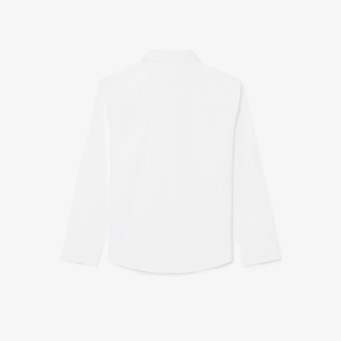 Camisa com bolso no peito em tecido Oxford
