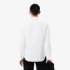 Camisa de algodão de corte justo para homem