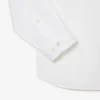 Camisa de algodão de corte justo para homem