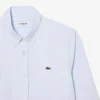 Camisa de algodão de corte justo para homem