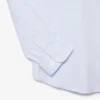 Camisa de algodão de corte justo para homem