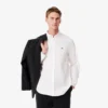 Camisa de algodão de corte regular para homem