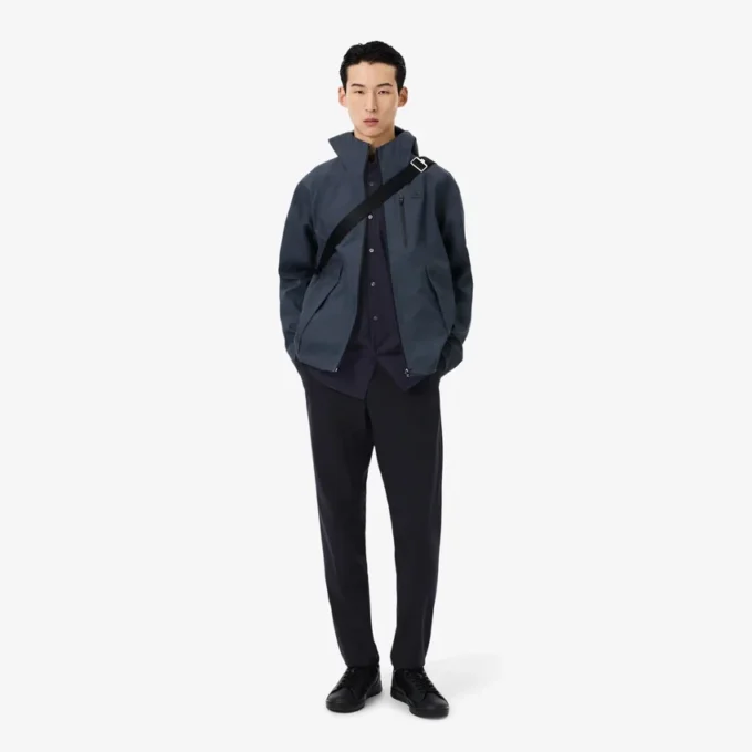 Camisa de algodão de corte regular para homem