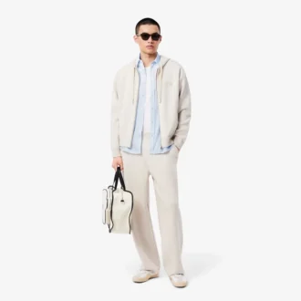 Camisa de algodão de corte regular para homem