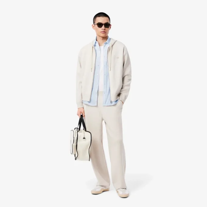 Camisa de algodão de corte regular para homem