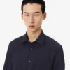 Camisa de algodão de corte regular para homem