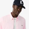 Camisa de algodão de corte regular para homem