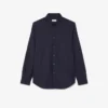 Camisa de algodão de corte regular para homem