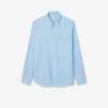 Camisa de algodão de corte regular para homem
