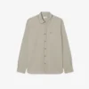 Camisa de algodão de corte regular para homem
