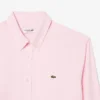 Camisa de algodão de corte regular para homem