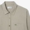 Camisa de algodão de corte regular para homem