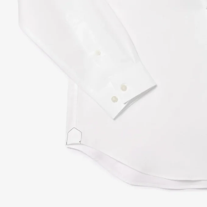Camisa de algodão de corte regular para homem