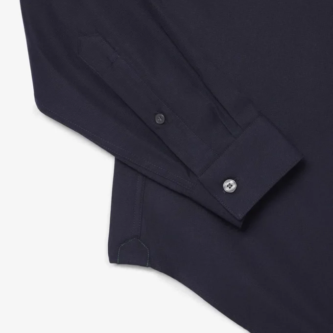 Camisa de algodão de corte regular para homem