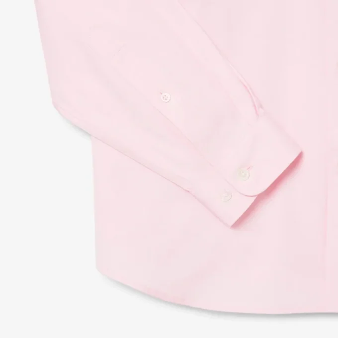 Camisa de algodão de corte regular para homem