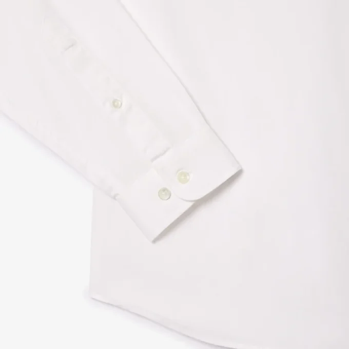 Camisa de algodão de corte regular para homem