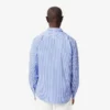 Camisa de algodão xadrez de corte regular para homem