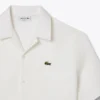 Camisa de corte descontraído com textura waffle para homem