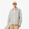 Camisa de flanela oversized para homem