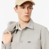 Camisa de flanela oversized para homem