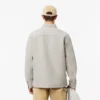 Camisa de flanela oversized para homem