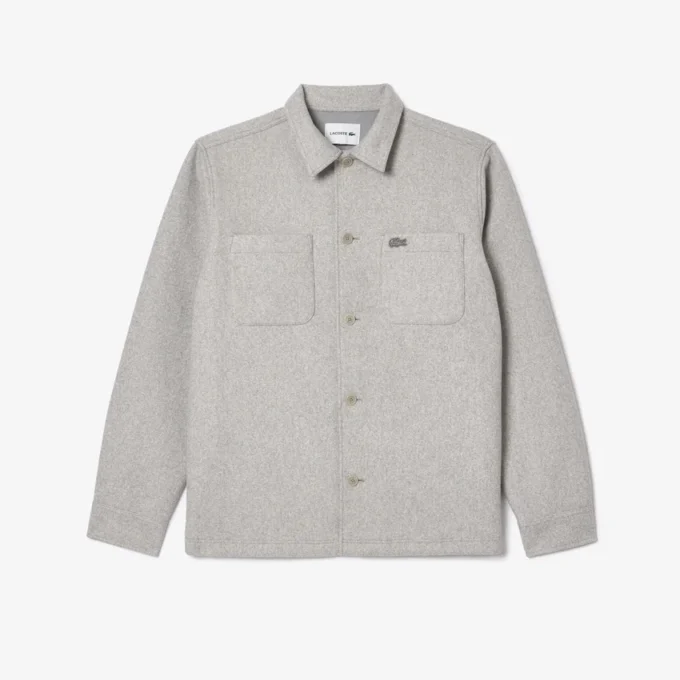 Camisa de flanela oversized para homem