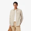 Camisa de flanela xadrez de corte regular para homem