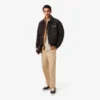Camisa de flanela xadrez de corte regular para homem