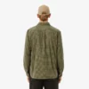 Camisa de flanela xadrez de corte regular para homem