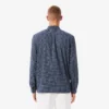 Camisa de flanela xadrez de corte regular para homem