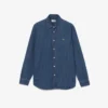 Camisa de ganga de corte regular para homem