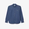 Camisa de ganga leve de corte regular para homem