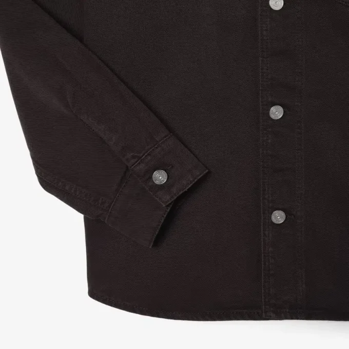 Camisa de ganga oversized