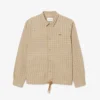 Camisa de ganga oversized em xadrez para homem