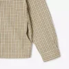 Camisa de ganga oversized em xadrez para homem