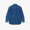 Camisa de ganga oversized para mulher