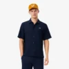 Camisa de golfe elástica estampada Ultra Dry para homem