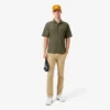 Camisa de golfe elástica estampada Ultra Dry para homem