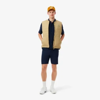 Camisa de golfe elástica estampada Ultra Dry para homem