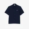 Camisa de golfe elástica estampada Ultra Dry para homem