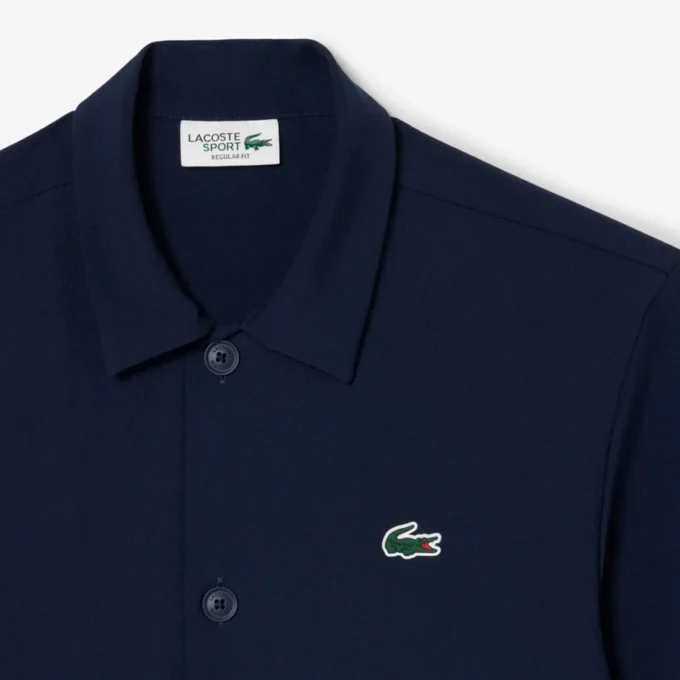 Camisa de golfe elástica estampada Ultra Dry para homem