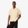 Camisa de linho de corte descontraído