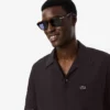 Camisa de linho de corte descontraído