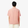 Camisa de linho de corte descontraído
