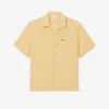 Camisa de linho de corte descontraído